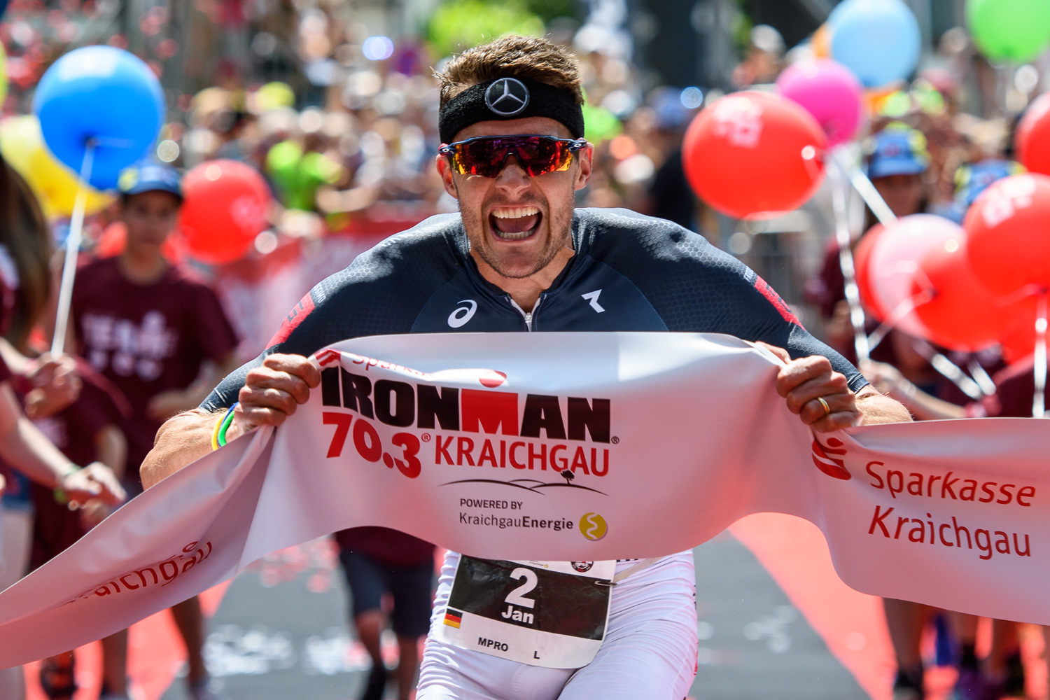 Ironman 70.3 Kraichgau Frodeno mit StartZielSieg, Philipp gelingt