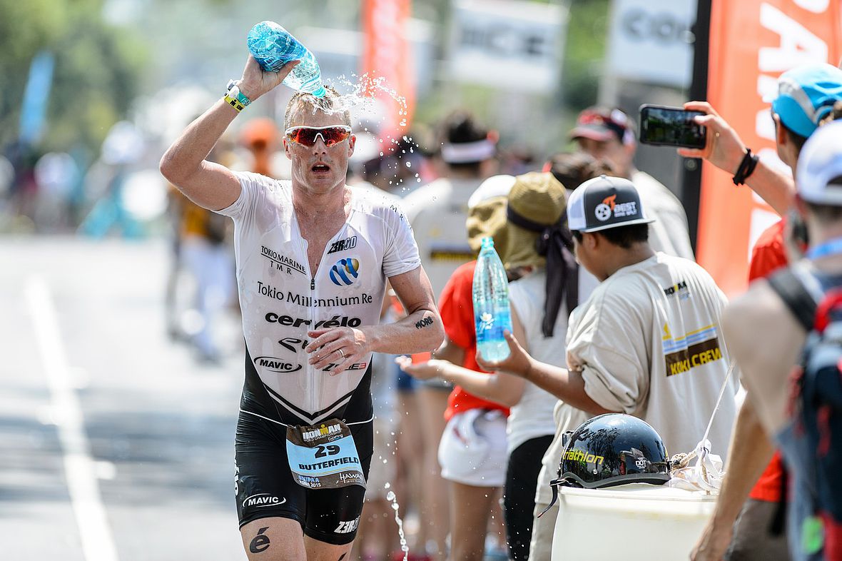 Tyler Butterfield beim Cooldown in der Palani Road - am Ende wird es ein starker fünfter Platz für den Mann von den Bermudas