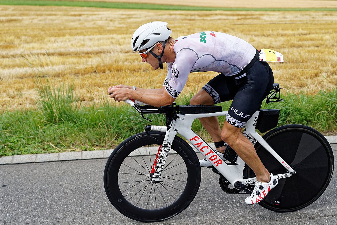 Jan van Berkel ließ sich nicht aus dem Konzept bringen. Entschieden wird das Rennen eh erst im Marathon