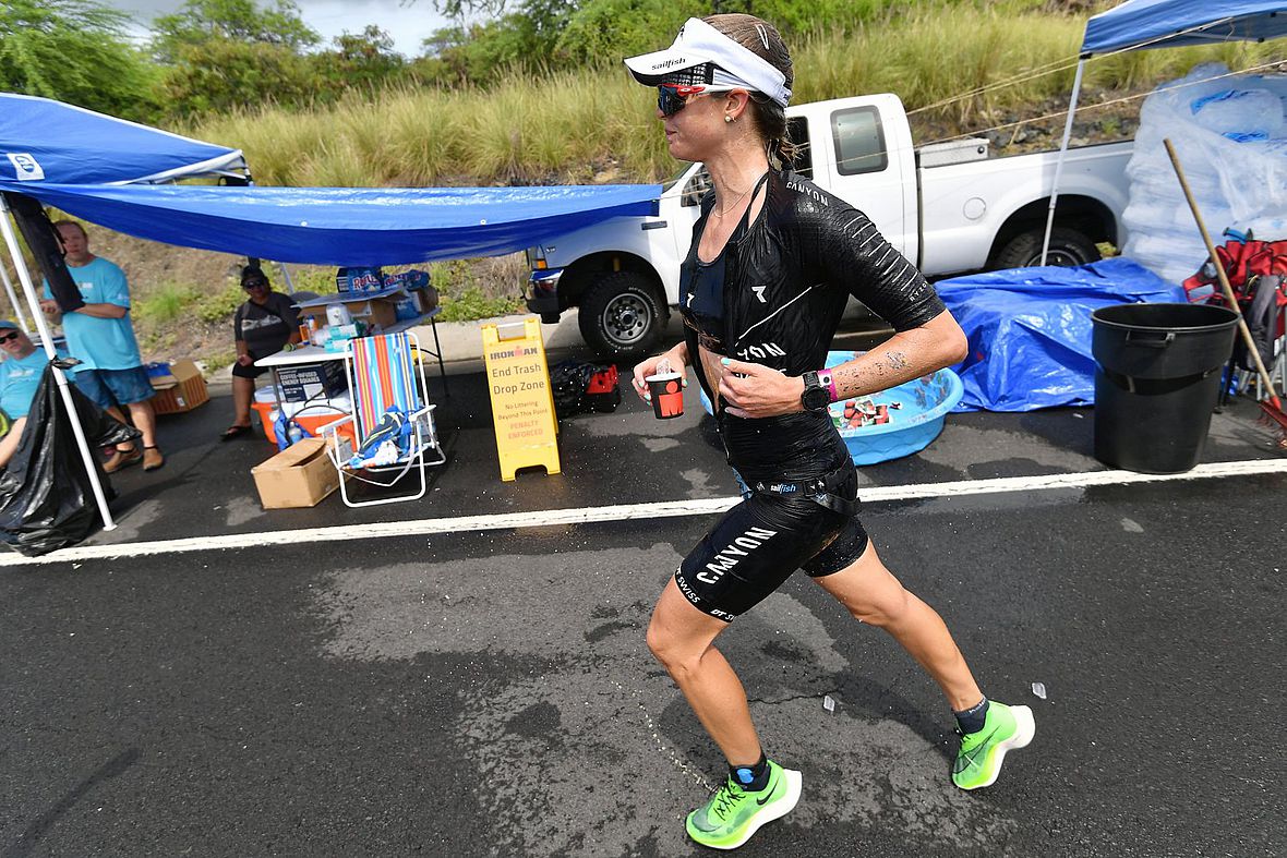 Imogen Symmonds flog im Marathon knapp aus den Top Ten heraus - Rang 12 beim der Kona Premiere kann sich aber trotzdem sehen lassen