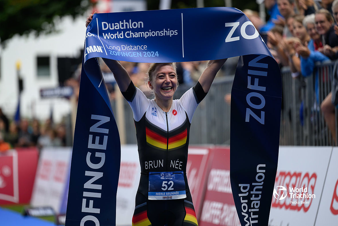 Merle Brunnée gewinnt zum dritten Mal den Powerman Zofingen