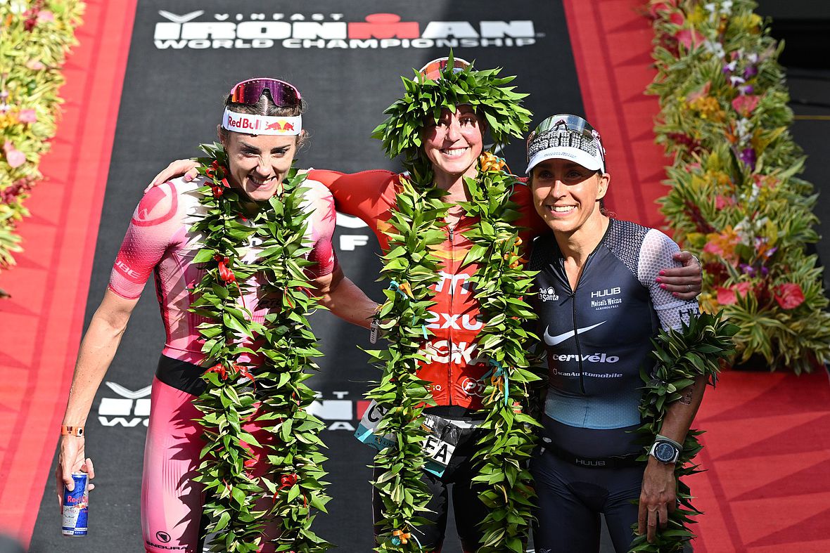 Die Top 3 Frauen des Ironman Hawaii 2022