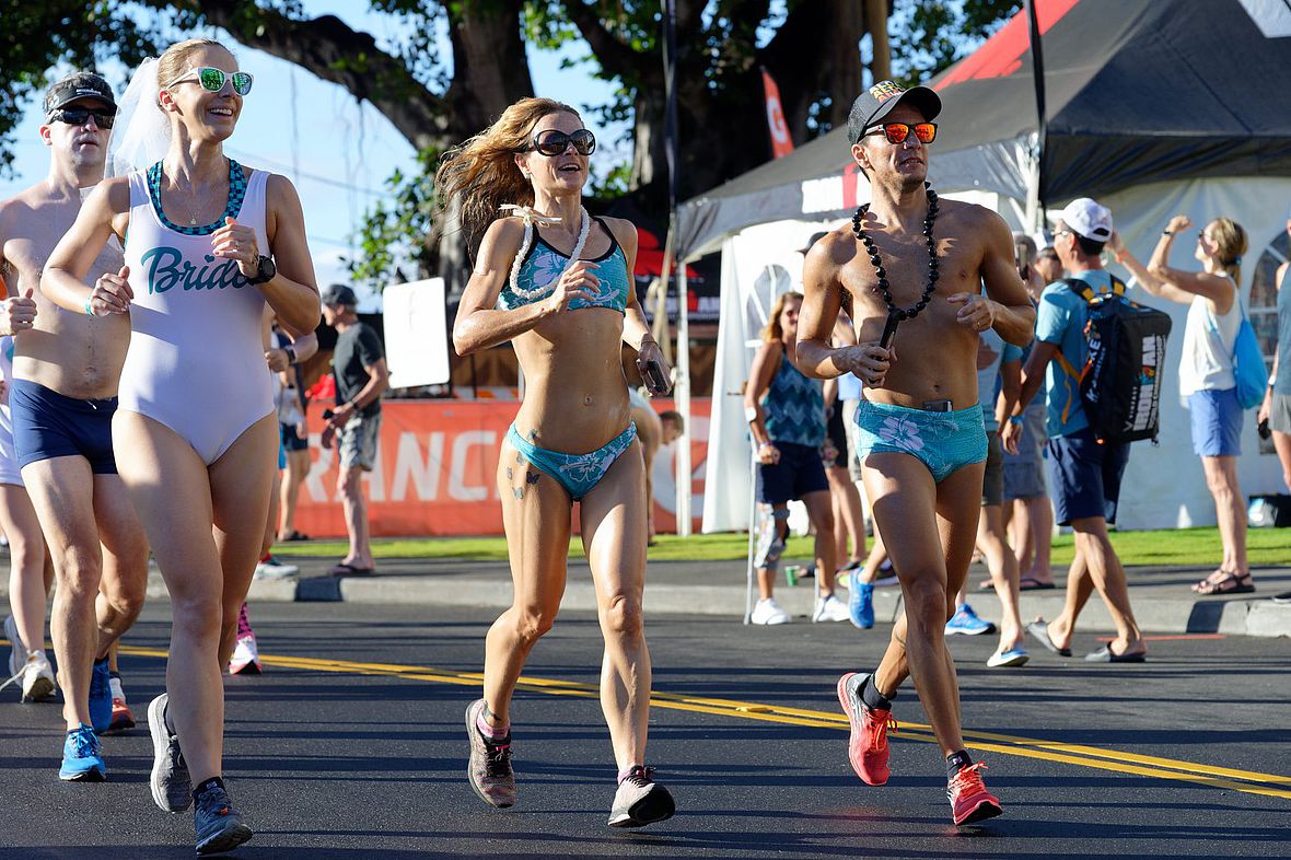 Sehen und gesehen werden - das ist das Motto beim Underpants Run