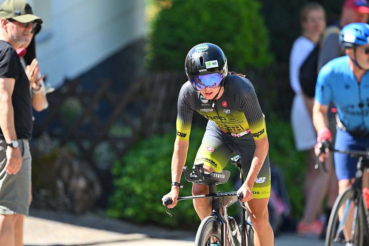 Laura Philipp hatte den Blick immer nach vorne in Richtung Podium gerichtet