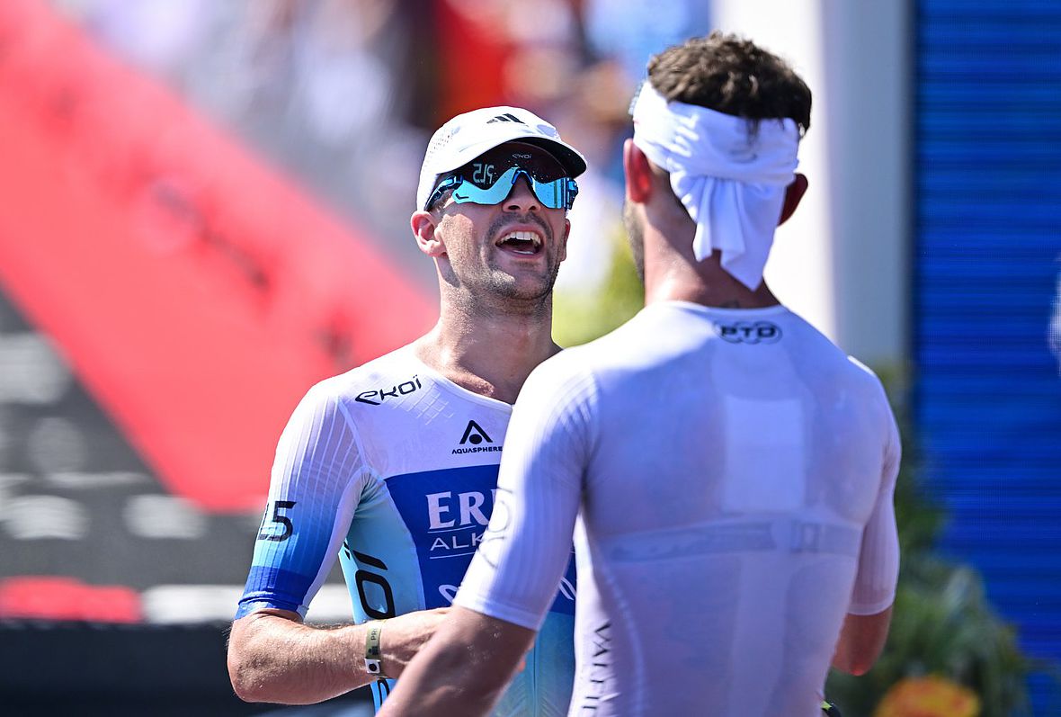Die zwei Besten der Ironman WM 2023 in Nizza: Patrick Lange und Sam Laidlow
