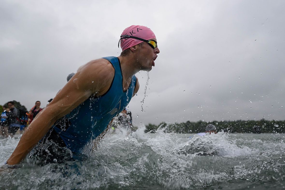 Sam Long: Wie so oft schwimmt der US-Amerikaner hinterher