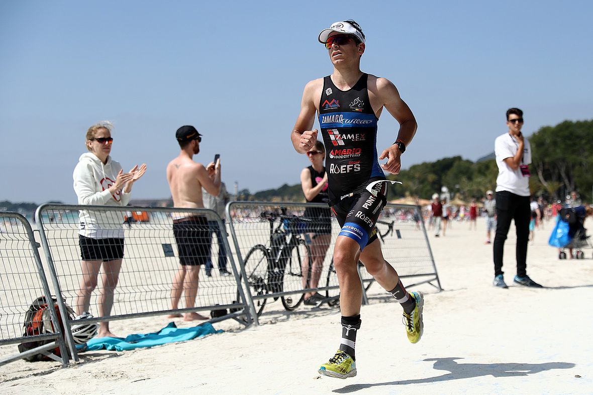 Ironman 70.3 Mallorca 2018 - Laufen entlang der Bahia de Alcudia