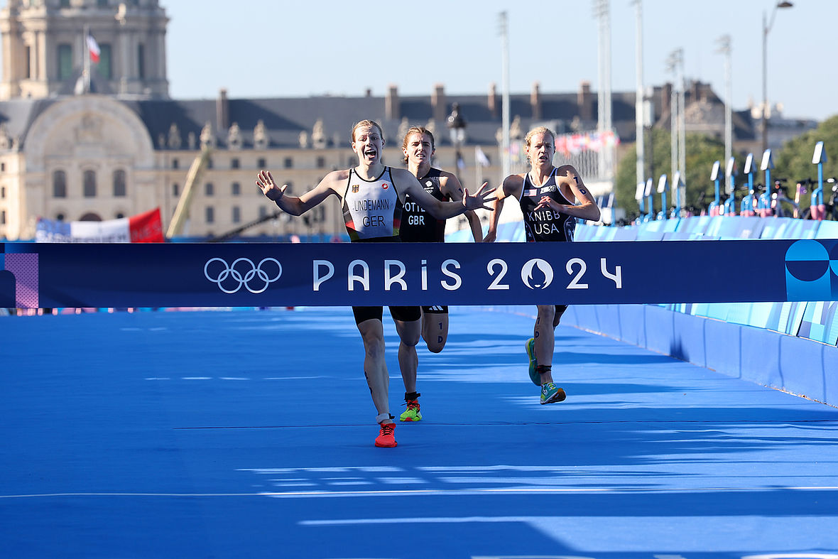 Der Moment des Glücks: Laura Lindemann weiß das sie Olympiagold gewinnt