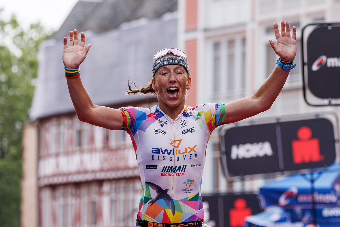 Agnieszka Jerzyk auf Rang drei beim Ironman Frankfurt 2023