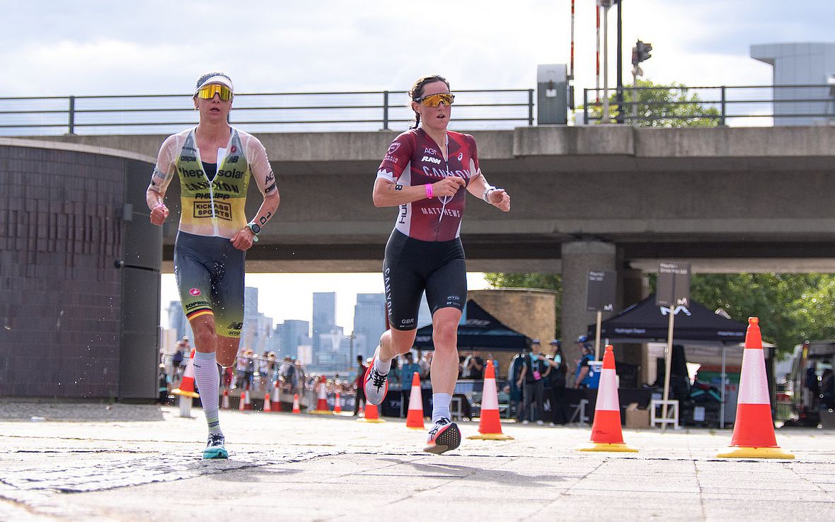 Laufduell zwischen Laura Philipp und Kat Matthews