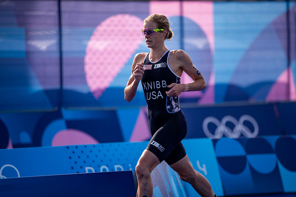 Weitere Enttäschung: Nach dem Sturzdrama im Radeinzelzeitfahren kam Taylor Knibb auch im Triathlon nicht über Rang 19 hinaus