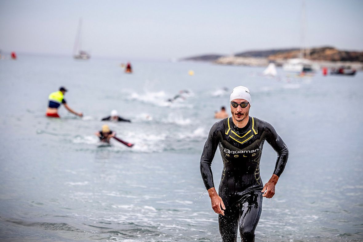 Jules Dumas, der schnellste Schwimmer in Vouliagmeni