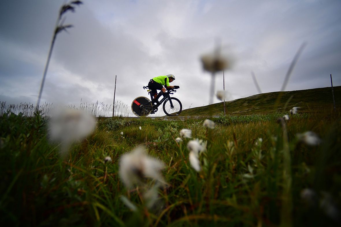 Auf dem Radkurs des Norseman Xtreme Triathlon