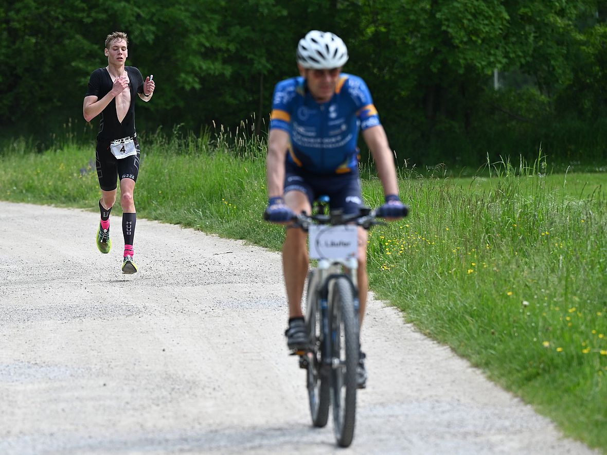 Finn Große-Freese auf den letzten Laufkilometern