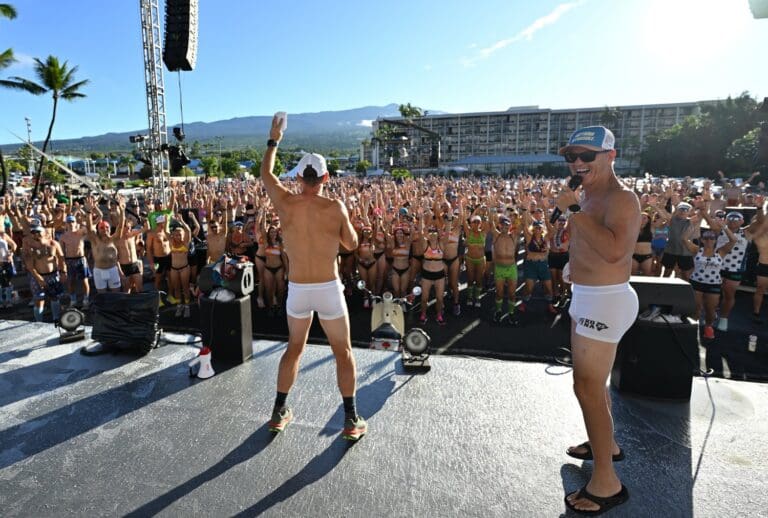 Warm-Up auf dem Parking-Lot des King Kamehameha´s Beach Hotel