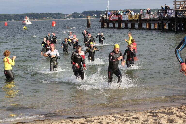 Raus aus der Flensburger Förde: Diesmal mit fast 24 Grad Wassertemperatur gut temperiert