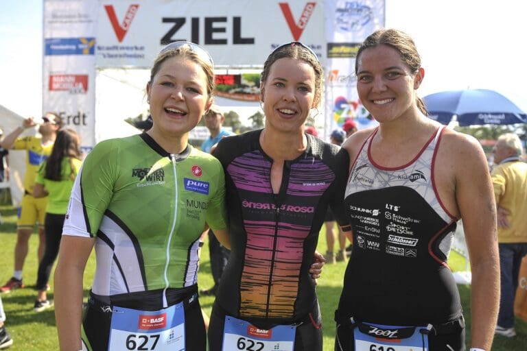 Das Frauen-Podium in Viernheim