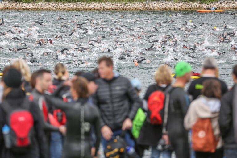 Rushhour an der Regatta Strecke am Fühlinger See