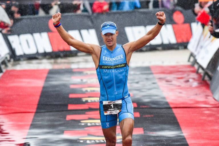 Andres Dreitz: Auch der Regen konnte den Bayreuther nicht stoppen beim dritten Sieg in drei Jahren beim Ironman 70.3 Mallorca