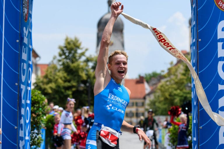 Fabian Reuter: Im Vorjahr noch Zweiter hinter Patrick Lange, jetzt der Sieg in Erding