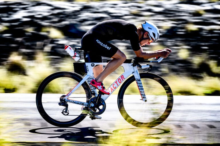 Bei der Trainingstour ist allerdings auch eher testen angesagt. Bei den Laufrädern soll am Raceday dann auch eine höhere Variante zum Einsatz kommen