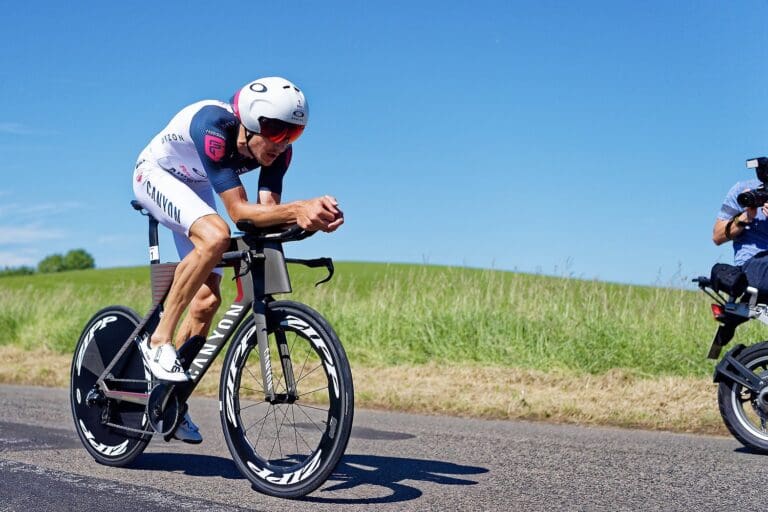 Gut vier Minuten sollte Frodo heute über seinem Bike-Split aus dem Vorjahr bleiben