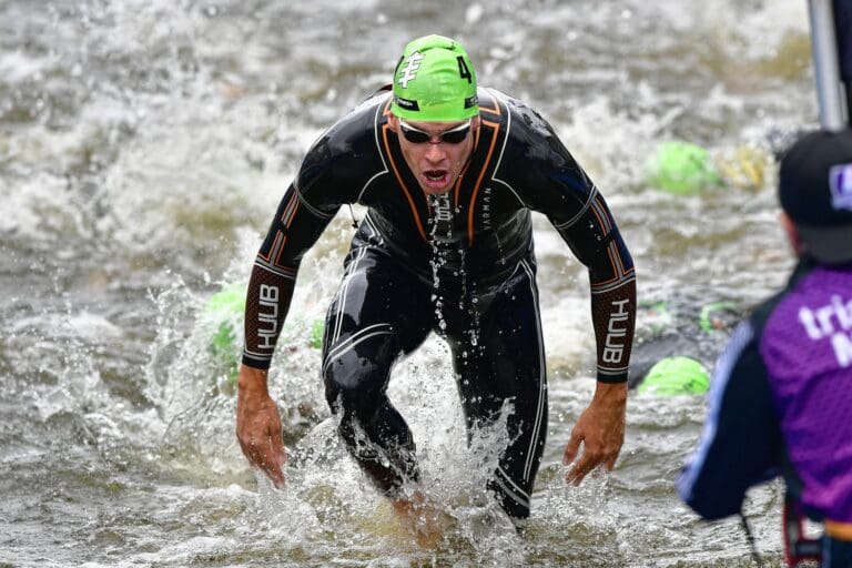 First out of the water: Richard Varga