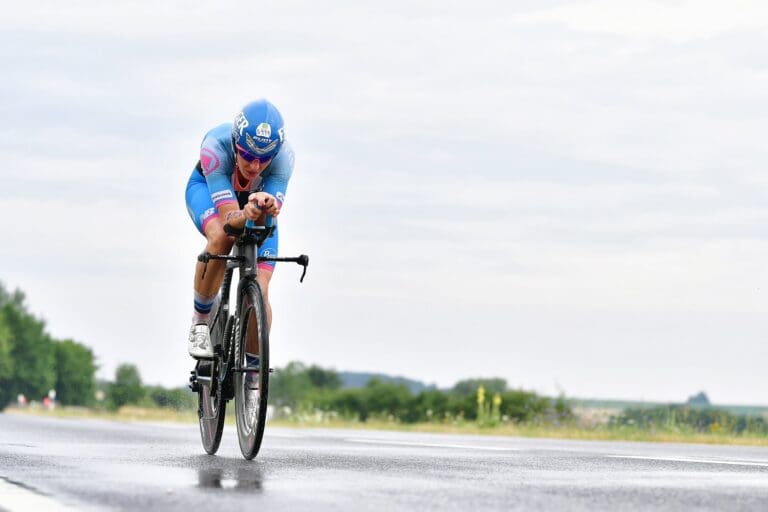 Daniela Bleymehl holte bei km 70 die Verfolgerinnen ein