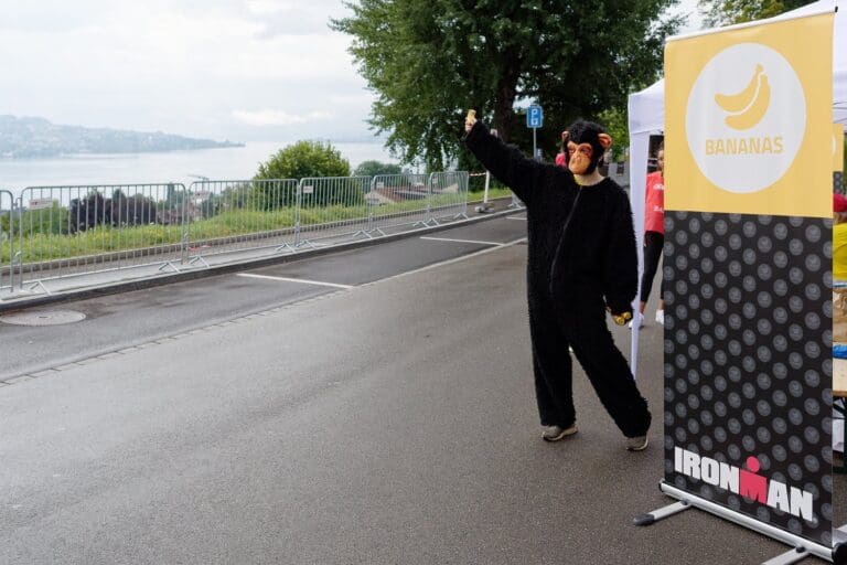 Tierischer Support an der Aidstation