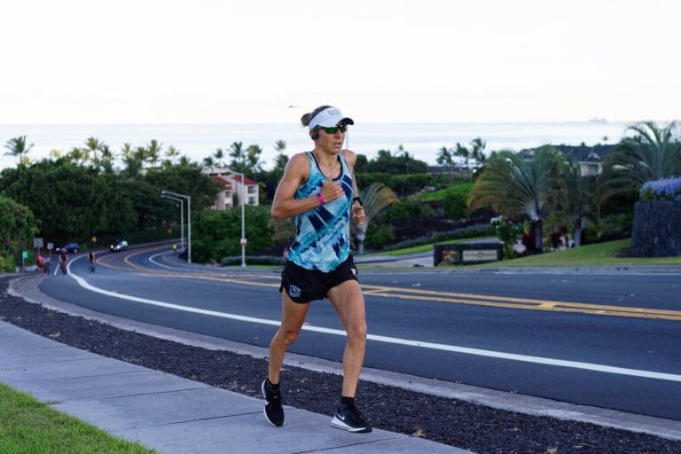 Geschafft, oben am Heartbreak-Hill - in den 90iger Jahren war das nach 178 Radkilometern der letzte Scharfrichter vor dem Marathon