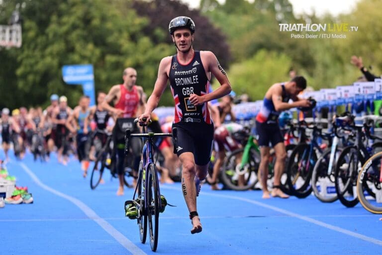 Alistair Brownlee bestimmte anfangs das Renngeschehen mit