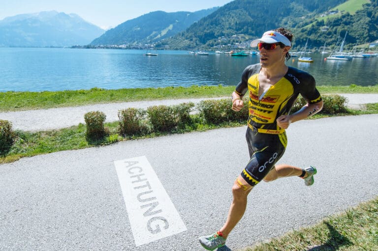 Der Jäger: Sebastian Kienle lief von Rang vier noch auf Platz zwei nach vorne und nahm Frodo sogar 1:10 min. ab