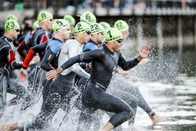 Start zur ITU Langdistanz WM 2017 in Penticton