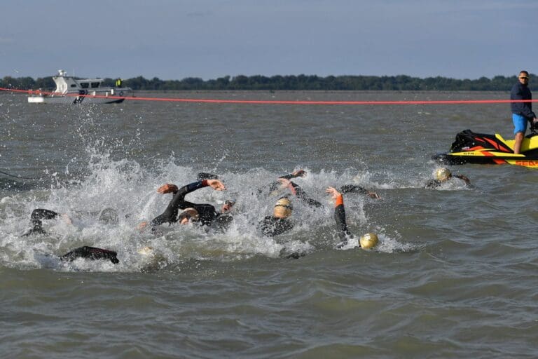 Das Schwimmen sollte deshalb heute etwas länger dauern ...