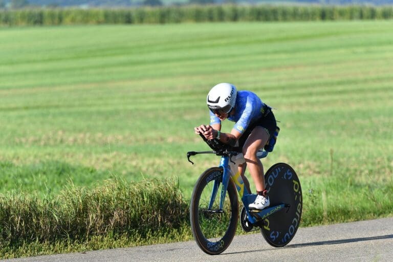 Fenella Langridge (GBR) in der Verfolgung