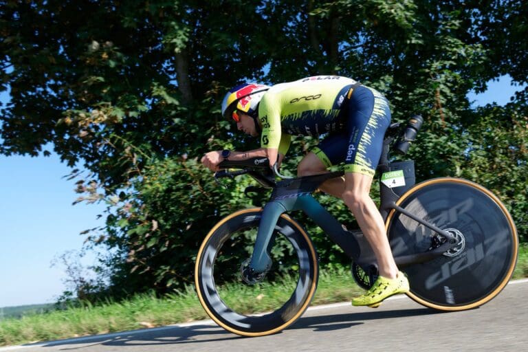 Sebastian Kienle kam nicht wirklich in den Rennmodus. Viel Rückstand und die fortdauernden Beschwerden an der Achillessehne führten zum frühen DNF.