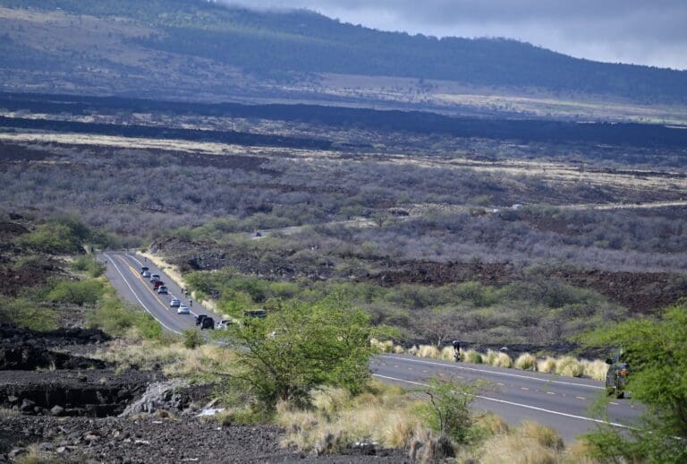 ... der lange Rückweg in Richtung Kailua-Kona