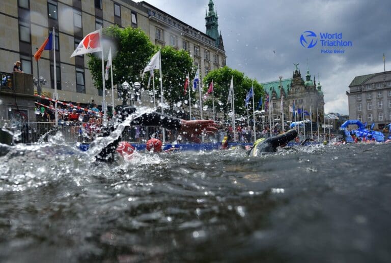 Die letzten Meter bis zum Schwimmausstieg