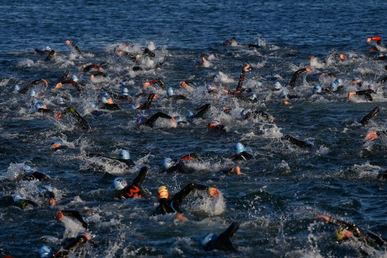 Die Schwimmstrecke beim Ironman in Kopenhagen