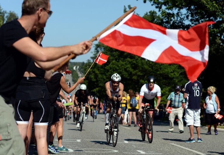 Stimmungsnest auf der Kopenhagener Radstrecke