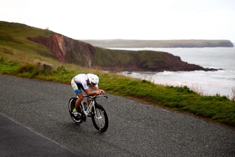 Eine echte Herausforderung: Die Radstrecke beim Ironman Wales