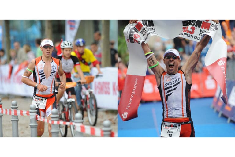 2011: Der erste große Titel - Andi Böcherer gewinnt den Ironman 70.3 Wiesbaden und ist Ironman 70.3-Europameister