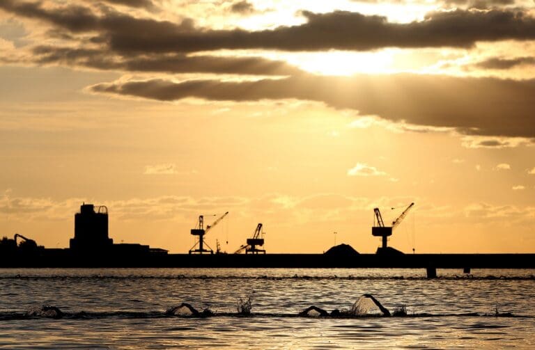 Ironman-Morning in Alcudia