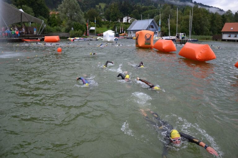 Raus auf die letzte Gerade in Richtung Schwimmausstieg