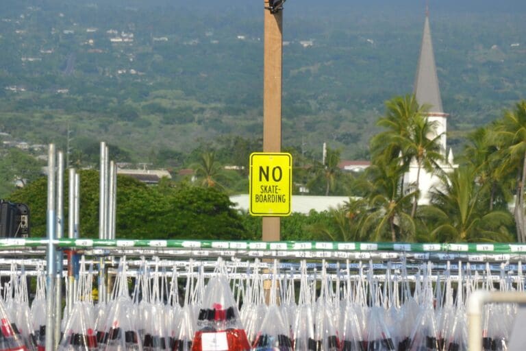 Morgen ist hier Schwimmen, Radfahren und Laufen angesagt