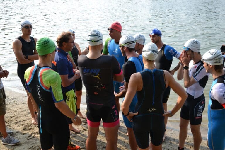 Zone3 Lava Trisuit im Praxistest - los geht´s beim Schwimmen