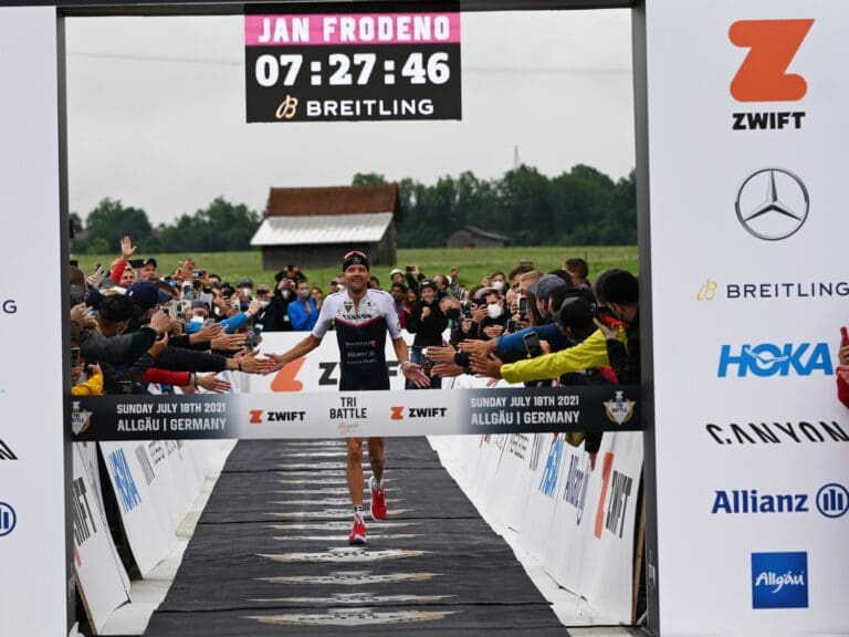 Jan Frodeno auf den letzten Metern