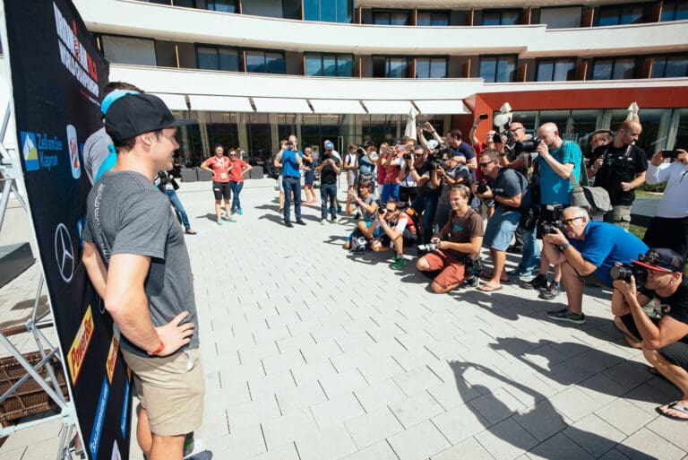 Blitzlichtgewitter: Die Topstars der Ironman 70.3 WM in Zell am See im Fokus der Fotografen