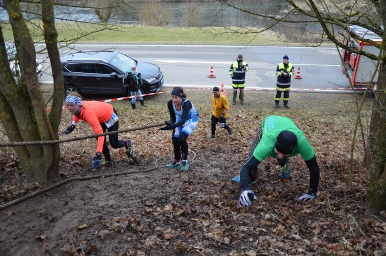 Der letzte Anstieg vor dem Ziel - hier war guter Stand und Kraft in den Armen gefragt