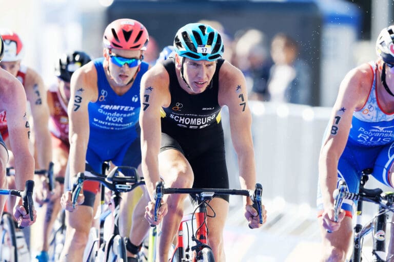 Jonas Schomburg setzte bei der Triathlon EM auf dem Rad mit die Akzente